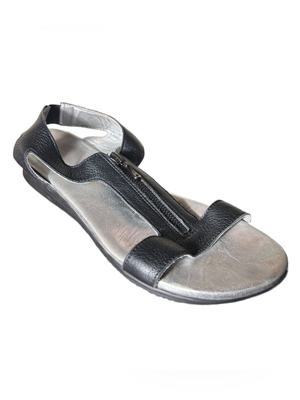 Arche Sandals Size 40 US 9 Aurnaa Black Leather Made in France